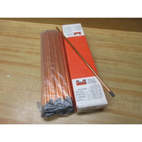 Unibraze N6420000008 Copper Gouging Electrode Rod 14" By 12" (Pack of 50)