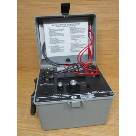 Biddle 560060 Motor & Phase Rotation Tester - New No Box