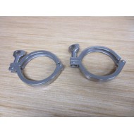 14CW0605 3" Sanitary Clamp 14CW0605 (Pack of 2) - New No Box