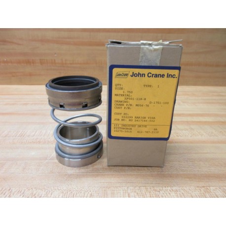 John Crane XF501-118-8 Mechanical Seal M056-76