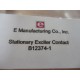 E Manufacturing B12374-1 Stationary Exciter Contact