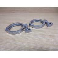 14CW0925 2-12" Sanitary Clamp 14CW0925 (Pack of 2) - New No Box
