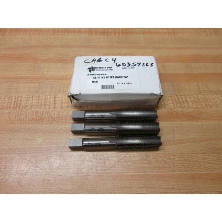 Brubaker Tool 10564 Hand Tap Set 678611 58"-11 H3