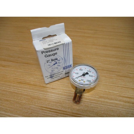 Wika 8611106 Pressure Gauge 111.11 2"