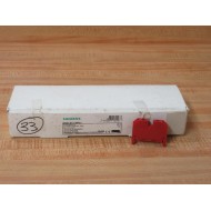 Siemens 8WA1-011-1BF21 Terminal Block 8WA10111BF21 Red (Pack of 33)