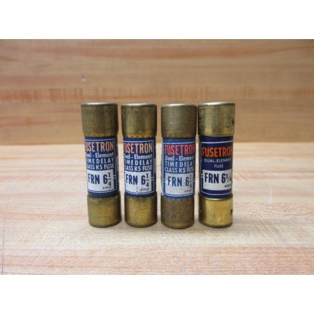 Buss FRN 6-14 Bussmann Fusetron Fuse FRN614 (Pack of 4) - New No Box