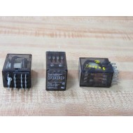 Potter & Brumfield KHAU-17D11-12 Relay KHAU17D1112 3 Amp (Pack of 3) - Used