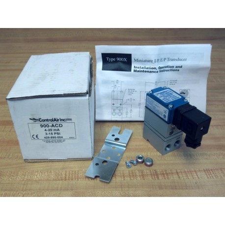 Control Air 900-ACD Electric To Pneumatic Transducer 900X WInstructions