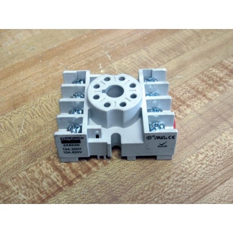 Dayton 5X852N Relay Socket - New No Box