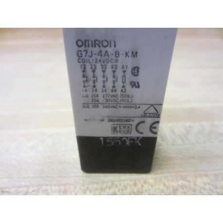 Omron G7J-4A-B-KM Relay G7J4ABKM - New No Box