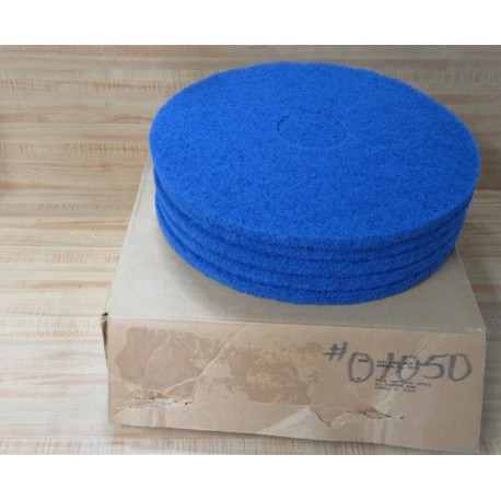 01050 Blue Abrasive Disk 16" Floor Scrubbing Pad (Pack of 5)