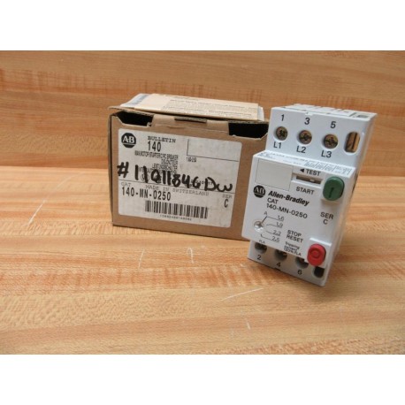Allen Bradley 140-MN-0250 Starter 140MN0250 Series C