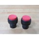 Allen Bradley 800FP-E4 Extended Push Button Red 800FPE4 (Pack of 2) - New No Box