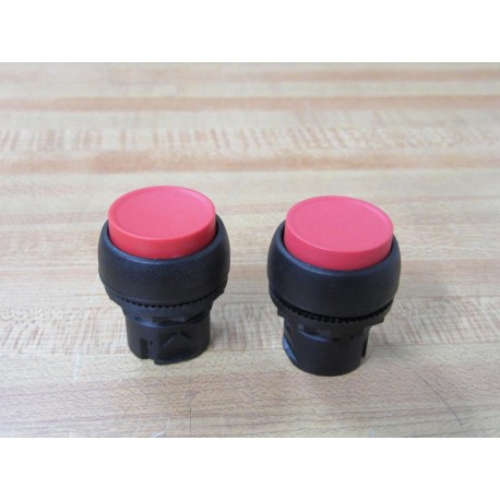 Allen Bradley 800FP-E4 Extended Push Button Red 800FPE4 (Pack of 2) - New No Box