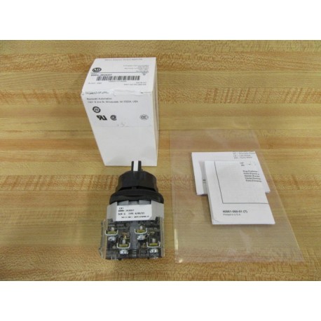 Allen Bradley 800H-JR2KD7 Selector Switch 800HJR2KD7