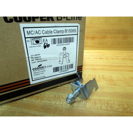 Cooper B1506S MCAC Cable Clamp (Pack of 66)