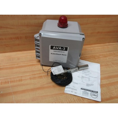 Striemco 8050-001-01 AudioVisual Alarm AVA-3 - New No Box