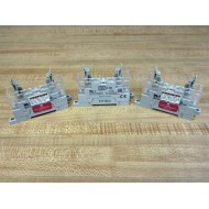 Omron P7SA-10F-ND-DC24 Relay Socket P7SA-10F-ND (Pack of 3) - New No Box