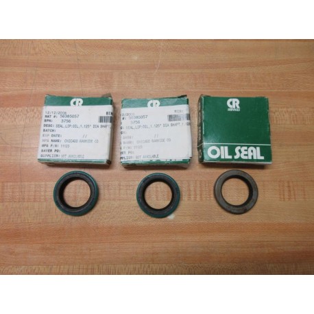 Chicago Rawhide 11123 Oil Seal CR 11123 (Pack of 3)