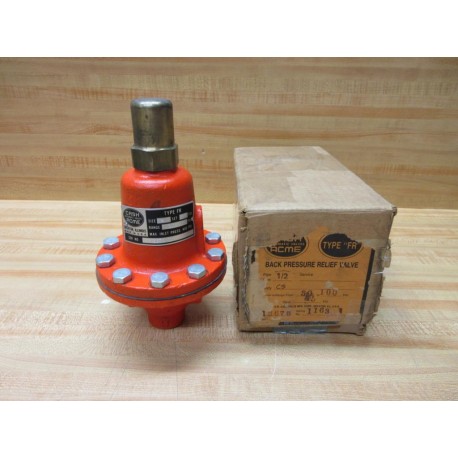 Cash Acme 13676 01 Back Pressure Relief Valve 13676