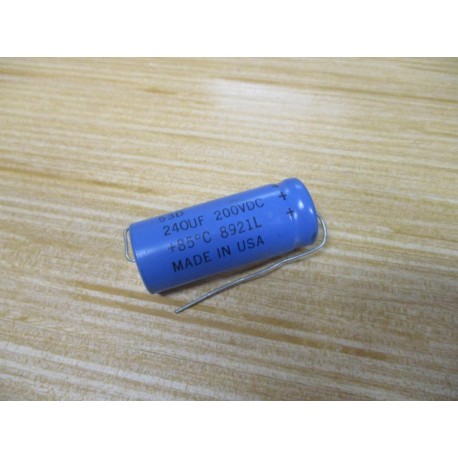 Sprague 53D Capacitor 240UF 200VDC - New No Box