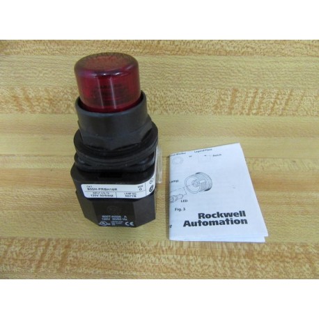 Allen Bradley 800H-PRBH16R Push Button Switch - New No Box