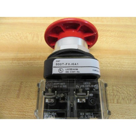 Allen Bradley 800T-FXJ6A1 Button  800TFXJ6A1 - New No Box