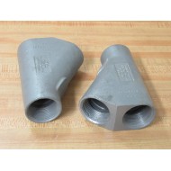 Killark EY-4 1-14" Explosion Proof Seal Fitting EY4 (Pack of 2) - New No Box