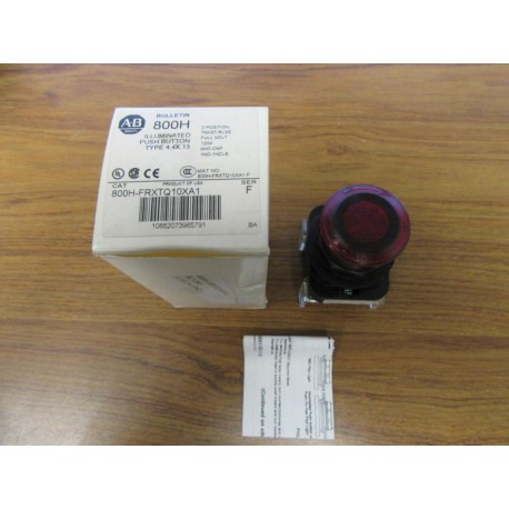 Allen Bradley 800H-FRXTQ10RA1 Push Pull Switch