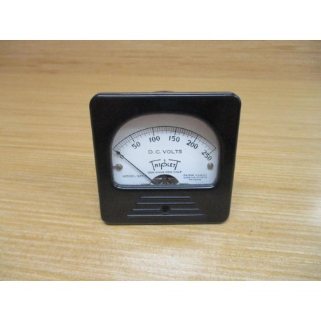 Triplett 327-T DC 0-250 V Panel Meter 327T - New No Box