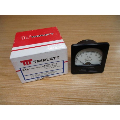 Triplett 327-T-0-50DC Panel Meter 327T