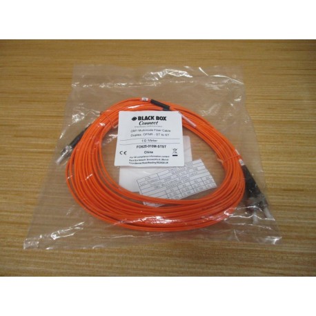 Black Box FO625-010M-STST OM1 Multimode Fiber Cable