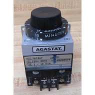 Agastat 7012AF Time Delay Relay 1-10 Minutes DPDT WO Snap Switch - Used