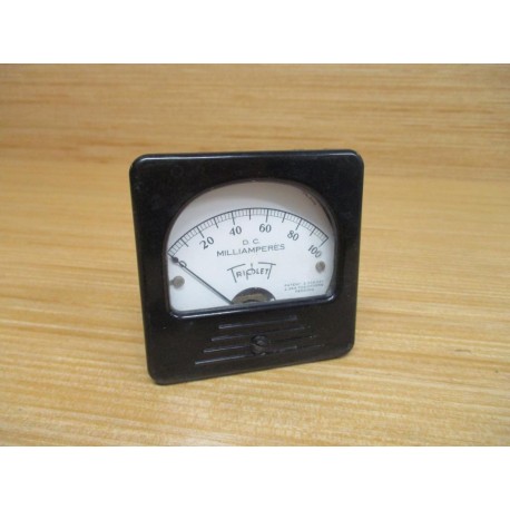 Triplett 327-T DC 0-100 MA Panel Meter 327T - Used