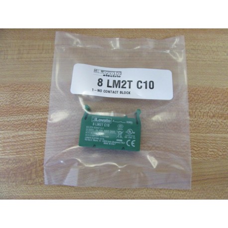 Lovato 8-LM2T-C10 Contact Block 8LM2TC10