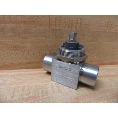 Whitey SS-45F8 Ball Valve SS45F8 WO Lever - New No Box