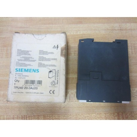 Siemens 7PU4020-3AJ20 Relay 7PU40203AJ20