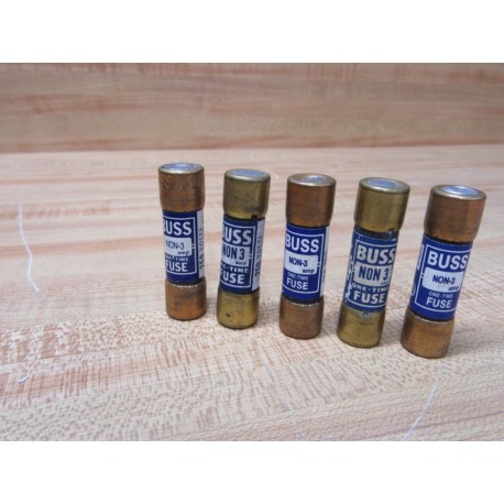 Buss NON-3 Bussmann Fuse Cross Ref 4XF86 (Pack of 5) - New No Box