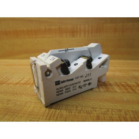 Cutler Hammer Eaton 9084A17G01 Auxiliary Contact J11 - New No Box