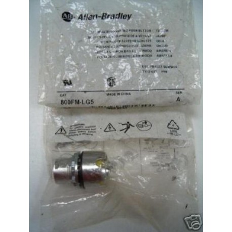 Allen Bradley 800FM-LG5 Yellow Button 800FMLG5