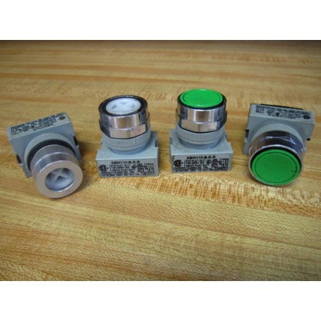 Idec ABW110-B-G-R Button BGR  ABW110BGR (Pack of 4) - Used