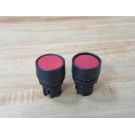 Allen Bradley 800EP-F4 Flush Push Button 800EPF4 (Pack of 2) - New No Box