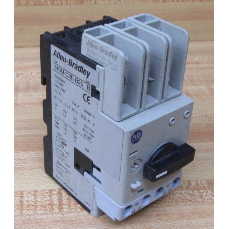 Allen Bradley 140M-C2E-B25 Circuit Breaker 140MC2EB25 WAdapter - Used