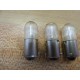 Chicago Miniature NE51 B1A Miniature Lamp Bulbs (Pack of 3) - New No Box