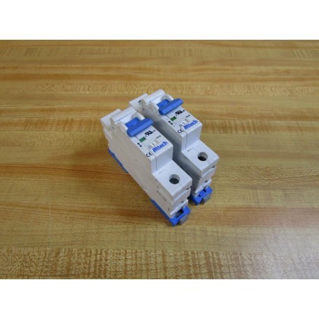 Altech 1BU1R 1A Miniature Circuit Breaker 1BU01R (Pack of 2) - New No Box