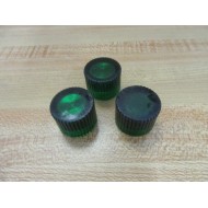 Square D 9001-G7 Green Lens Cover 9001G7 85772 (Pack of 3) - Used