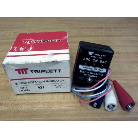 Triplett 3175 Motor Rotation Indicator 921