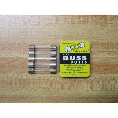 Buss F02A 125V 10AS Bussmann Fuse F02A-10A Jagged Wire (Pack of 5)
