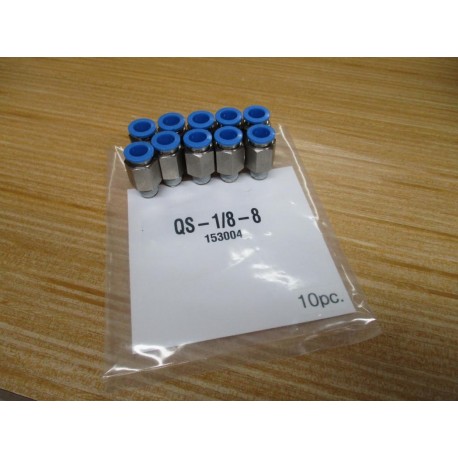 Festo QS-18-8 Male Connector 153004 (Pack of 10)