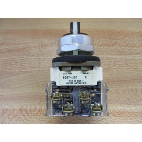 Allen Bradley 800T-J91A Selector Switch 800TJ91A - Used